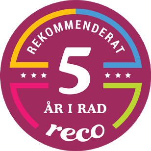Reco – rekommenderat 3 år i rad!